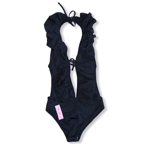 Diva Boutique Wendy Black Ruffle Swimsuit - Picture 4 of 4